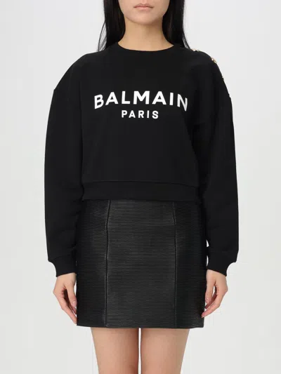 BALMAIN SWEATSHIRT BALMAIN WOMAN COLOR WHITE,G46887001