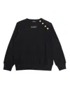 Balmain Logo-print Sweatshirt In Black