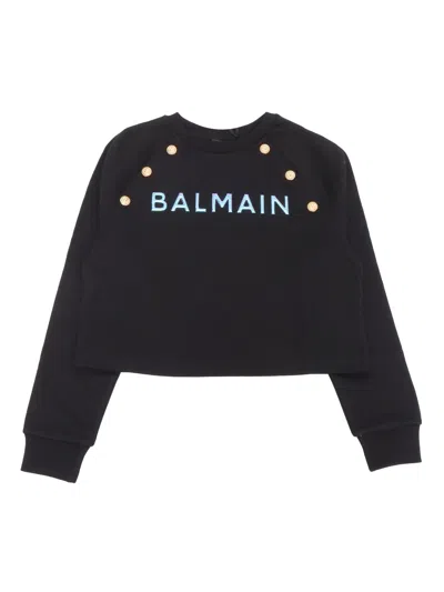 Balmain Kids' Sweatshirt In Black