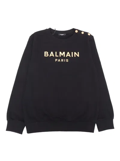 Balmain Kids' Sweatshirt In Gold