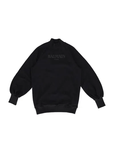 Balmain Kids'  Sweatshirt In Black