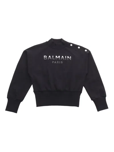 Balmain Kids' Sweatshirt In Black