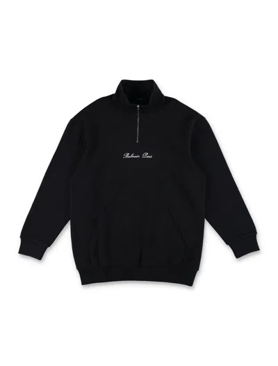 Balmain Kids' Sweatshirt In Black/white