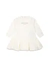 Balmain Embroidered-logo Cotton Sweatshirt Dress In Multicolour