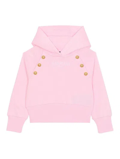 Balmain Kids' Sudadera - Rosado In Pink