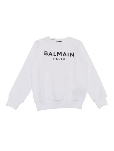 Balmain Kids' Sweatshirt In White
