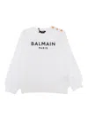 Balmain Sweatshirt In White