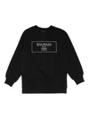 Balmain Sweatshirt With Logo In Black