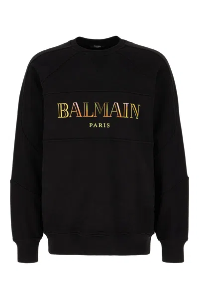 Balmain Sweatshirts In Black