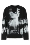 Balmain Felpa Con Stampa In Printed