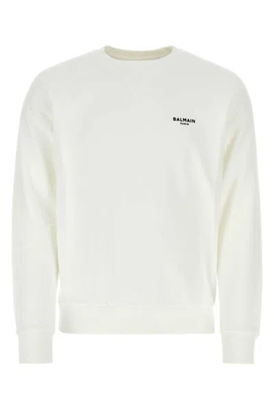 Balmain Sweatshirts In White