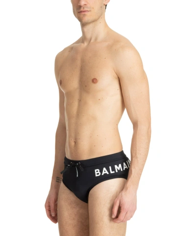 $140 Balmain Paris Men's Cotton Logo Underwear Luxury Boxers EU/Medium US/S