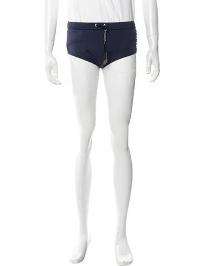 Pre-owned Balmain Swim Briefs W/ Tags In Gray