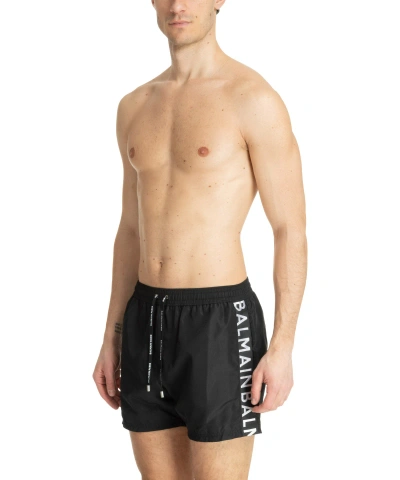 Balmain Swim Shorts In Black