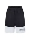 Balmain Elastic Waist Swimming Trunks In Multicolour