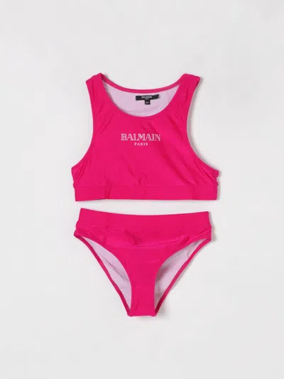 Balmain Swimsuit  Kids Color Raspberry