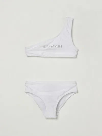 Balmain Swimsuit  Kids Color White