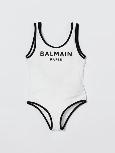 Balmain Swimsuit  Kids Color White
