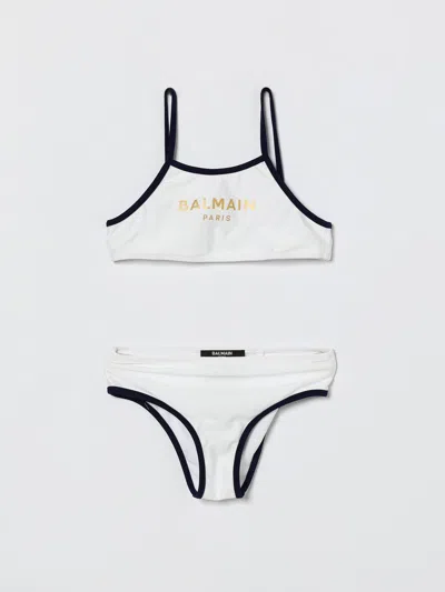 Balmain Swimsuit  Kids Color White