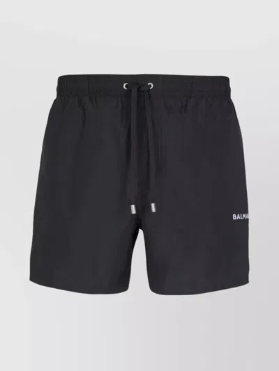 BALMAIN SWIMWEAR WITH ELASTIC WAISTBAND AND POCKETS