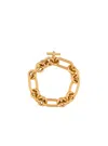 Balmain Sync Brass Chain Bracelet In Red