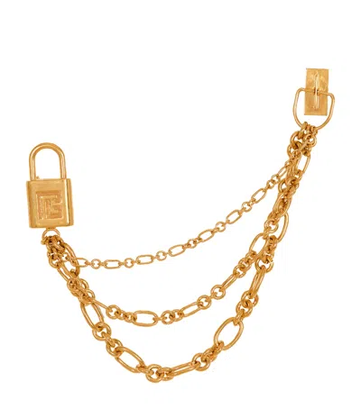 BALMAIN SYNC CHAIN BROOCH