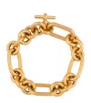Balmain Sync Brass Chain Bracelet In Gold