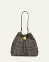 Balmain Brunello Cucinelli Openwork Knit Top With Sequins In Multi