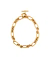 Balmain Sync Chain Necklace In Gold