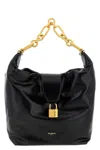 Balmain Sync Hobo Shoulder Bag In Black