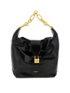 Balmain 'chain Strap Padlock Detail' Shoulder Bag In Black