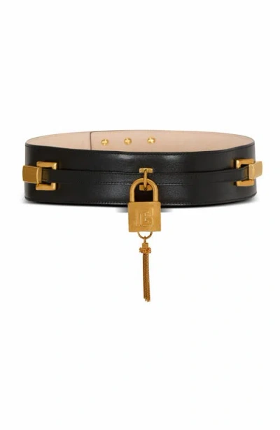 Balmain Sync Leather Belt