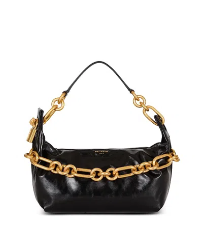 BALMAIN SYNC MEDIUM BAG IN CALFSKIN LEATHER