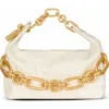 Balmain Mini Leather Sync Shoulder Bag