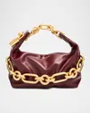 Balmain Mini Sync Padlock Chain Tote Bag