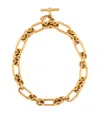 Balmain Sync Chain Necklace In Gold