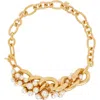 Balmain Sync Necklace In Gold