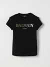 Balmain T-shirt  Kids Color Black In Black