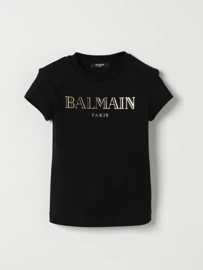 Balmain T-shirt  Kids Color Black