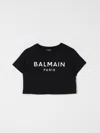 Balmain T-shirt  Kids Color Black In Black