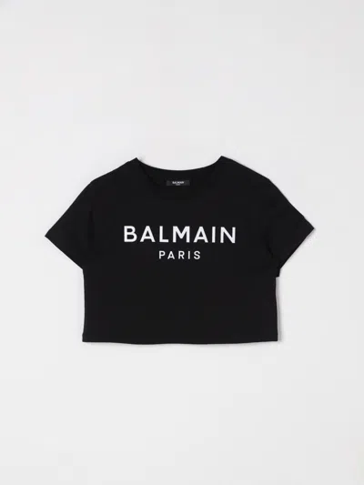 Balmain T-shirt  Kids Color Black