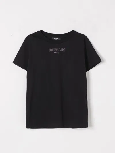 Balmain T-shirt  Kids Color Black