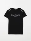 Balmain T-shirt  Kids Color Black In Black