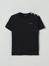 Balmain T-shirt  Kids Color Black In Black