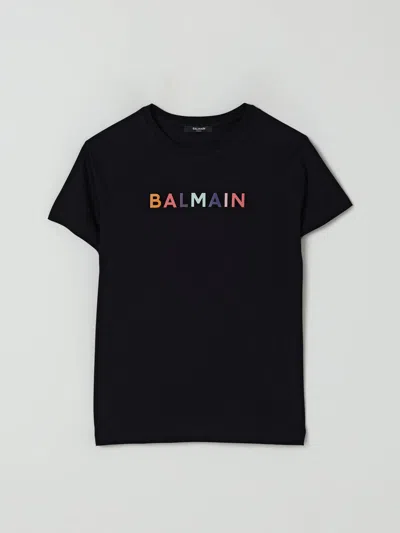 Balmain T-shirt  Kids Color Black