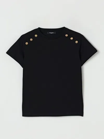 Balmain T-shirt  Kids Color Black