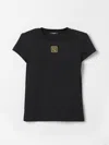 Balmain T-shirt  Kinder Farbe Schwarz In Schwarz
