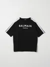 Balmain T-shirt  Kids Color Black In Schwarz