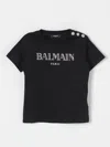 Balmain T-shirt  Kinder Farbe Schwarz In Schwarz