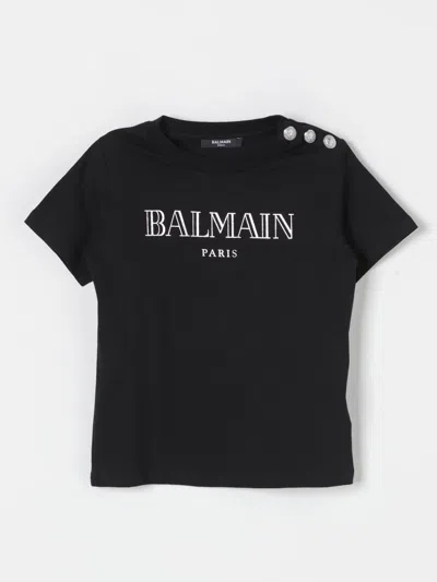 Balmain Kids' T-shirt  Kinder Farbe Schwarz